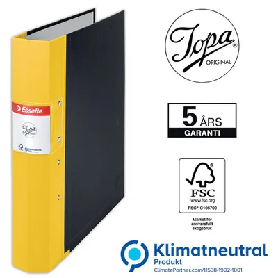 Image de Esselte 68214, format A4, en carton, jaune, , 60 mm, 260 mm