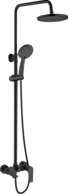 Produktbild von BADLAND Duschsäule DOKOS Duschsystem, Brausegarnitur in Schwarz