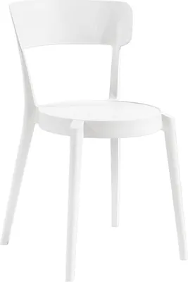 Image de Chaise de restaurant en POLYPROPYLENE Blanc pour Exterieur