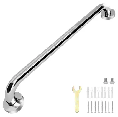 Obrázek produktu pro Madlo do sprchy - Nerezová ocel - Protiskluzové - 60 cm - Pro seniory
