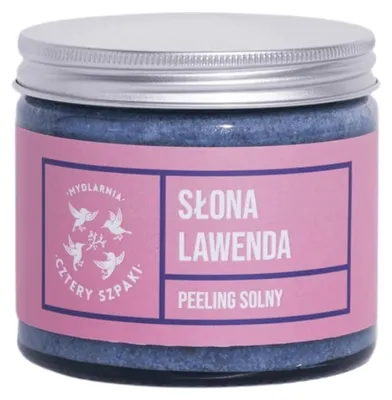 Produktbild von Cztery Szpaki Salz Körperpeeling – Lavendeltherapie, 250 ml