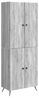 Produktbild von Schrankset 2 pcs Grau Sonoma Holzwerkstoff