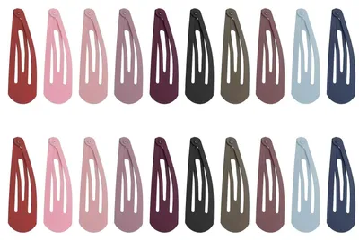 Immagine prodotto di TRANKIELO® - 20 fermagli per capelli in metallo per donna - clip per capelli antiscivolo da 7 cm, disponibili in diversi colori