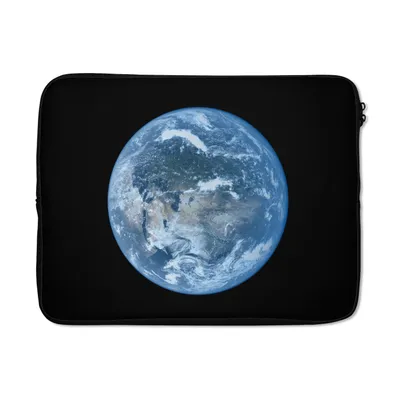 Produktbild von MuchoWow® Laptop Hülle 15 Zoll Satellitenbild einer hellblauen Erde Laptoptasche - Laptoptasche - Sleeve - Rundum-Schutz