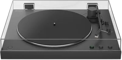 Obrázok produktu pre Sony PS-LX3BT, Gramofón s remeňovým pohonom, Automatický, Čierna, Guma, Hliník, 33 1/3,45 ot/min