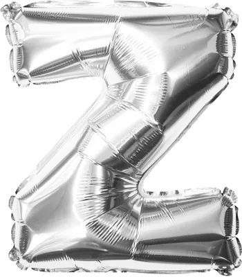 Produktbild von Oblique Unique Folien Luftballon Buchstabe Z Geburtstag Silber Hochzeit Party Deko Ballon - silber