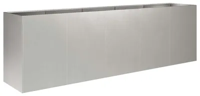 Obrázok produktu pre vidaXL Záhradný kvetináč, strieborná farba, 200 x 40 x 60 cm, nerezová oceľ