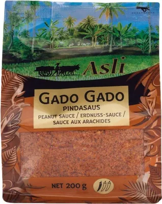 Produktbild von Asli Gado Gado Erdnuss Sauce 200g | Mix für Saté-Sauce | Sateé Sauce Mix | Satay Sauce Peanut Sauce