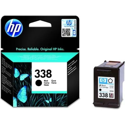 Obrázok produktu pre HP Čierna originálna atramentová kazeta 338, Štandardná výťažnosť, Čierna, Atrament na pigmentovej báze, Atrament na báze farby, 1 kusov, 480 strany