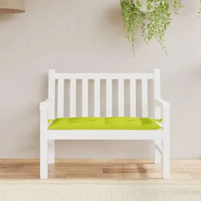Produktbild von vidaXL Gartenbank-Auflage Knallgrün 110x50x7 cm Oxford-Gewebe