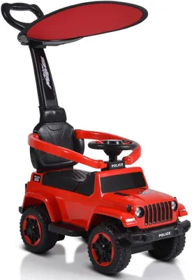 Image de Voiture avec poignée Moni - Police, rouge