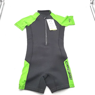 Produktbild von Cressi Little Shark Jr Shorty 2mm Kurzarm Neoprezug Kinder,Schwarz5 bis 6 Jahre