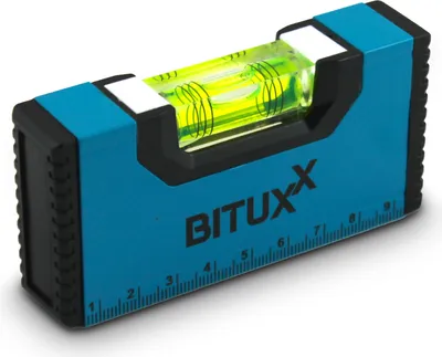 Produktbild von Bituxx Wasserwaage magnetisch Magnetwasserwaage Wasserwage Richtwaage Messwaage Bauwaage 3 Libellen Aluminium Miniwasserwaage klein 10cm MS-19286