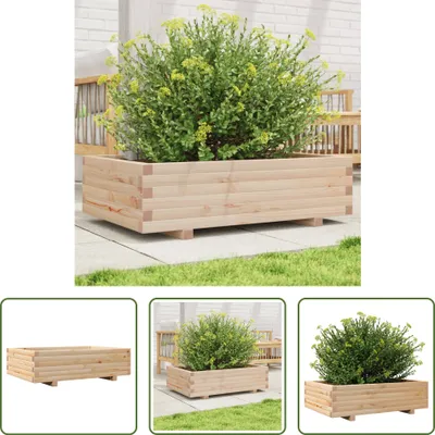 Obrázok produktu pre The Living Store Kvetináč 90x60x26,5 cm z masívneho borovicového dreva
