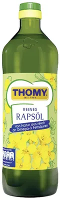 Zdjęcie produktu dla Thomy Czysty olej rzepakowy naturalnie bogaty w kwasy tłuszczowe omega 3 750ml