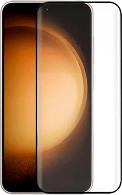 Produktbild von Gehärtetes Glas Full-Screen-Schutzfolie für Samsung S23 Schwarz