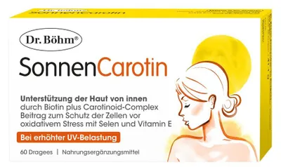 Zdjęcie produktu dla Dr Böhm SunCarotene, 60 kapsułek Tabletki powlekane