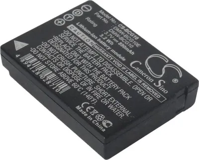 Zdjęcie produktu dla TECHTEK Bateria kompatybilny z [Panasonic] Lumix DMC-3D1, Lumix DMC-3D1K, Lumix DMC-TZ10, Lumix DMC-TZ10EG-A, Lumix DMC-TZ10EG-K, Lumix DMC-TZ10EG-R,