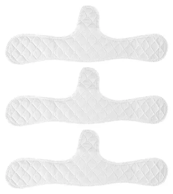 Produktbild von 3 Stück BH-Einlagen, wiederverwendbar, waschbar, Schweißabsorber-Pads unter der Brust, für Damen, geruchshemmend, Baumwolle, Brustpolster, feuchtigkeitsableitendes Brust-Einsatzfutter
