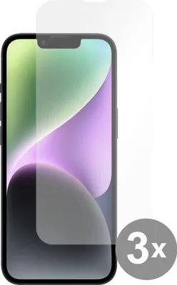 Produktbild von Schutzfolie Apple iPhone 14 - Panzerglas - Cazy - Transparant