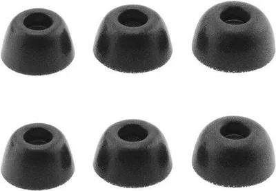 Immagine prodotto di Set di auricolari Bluetooth - Realizzati in schiuma viscoelastica - Antiscivolo - Disponibili nelle taglie grande, media e piccola - Compatibili con Google Pixel Buds Pro - Colore: nero.
