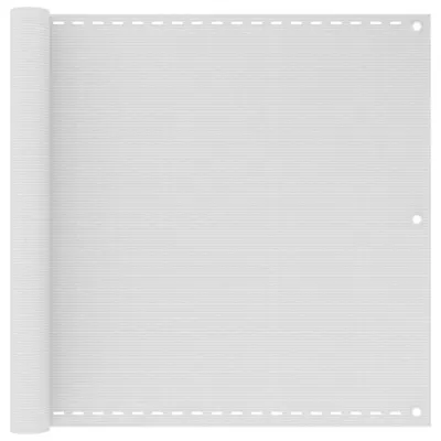 Produktbild von Balkonsichtschutz HDPE 90x400 cm weiß