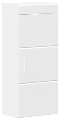 Immagine prodotto di vidaXL Pensile da bagno con ripiano TULUM Bianco 37 x 24,5 x 86 cm