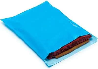 Produktbild von Versandtaschen aus Folie 400 x 500 mm BLAU FB06 – 50 Stück