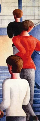 Produktbild von Oskar Schlemmer Kunstdruck Bild - Bauhaustreppe, 1932 (91 x 30 cm)