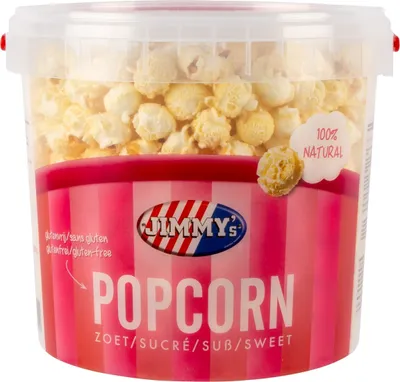 Produktbild von Jimmy's Popcorn süß L Eimer 220 Gramm