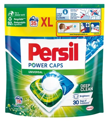 Zdjęcie produktu dla Persil Power Caps Universal 490 g 35 prań