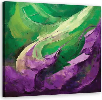 Image de Toile Peinture abstraite à l'aquarelle 60x60 Feeby Image colorée pour le mur, prête à être accrochée