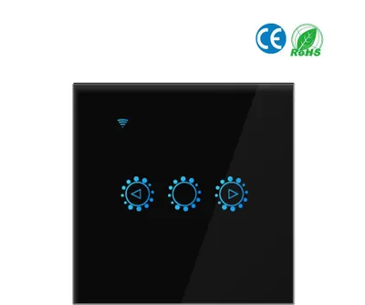 Produktbild von Smart Light Switch Dimmer 3-Wege-Wand Wifi Lampe LED-Licht Touched Switch Sprachsteuerung Telefon APP Switch Light Kompatibel mit Alexa Google Home