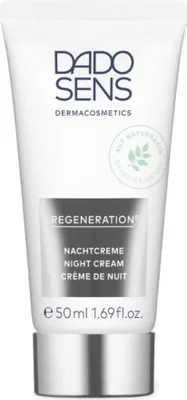 Produktbild von DADO SENS Regeneration E, Nachtcreme, Frauen, Empflindliche Haut, Gesicht, Anti-Aging, Kräftigend, Feuchtigkeitsspendend, Regenerierend, Glättend, Beruhigend, Verstärkung, 50 ml