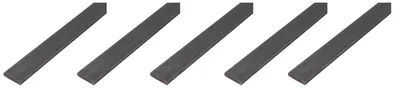 Produktbild von Alberts 5 x Flachstange, Stahl roh, 40 x 6 mm, Länge 2 m
