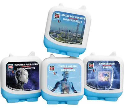 Produktbild von tonies Clever Tonies: WAS IST WAS Set , Spielfigur, (4 Tonies)