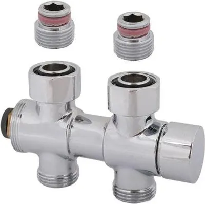 Produktbild von Js Duoplex Kombiarmatur,Voreinst. Entleerb,Dg-F,Dn15,1/2",Pol.chr.