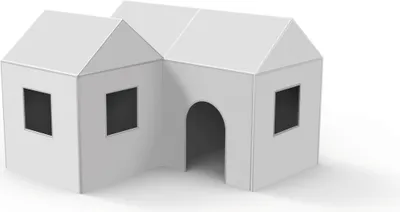 Image de EDUPLAY 110511 Maison de jeu, lot de 3