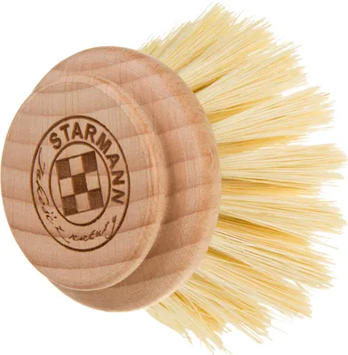 Produktbild von Ersatzkopf für Spülbürste aus Buchenholz + Tampico (Agave) Holzbürste Flaschenbürste Küchenbürste