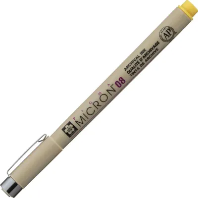 Zdjęcie produktu dla Sakura Pigma Micron Pióro techniczne Yellow 0,5 mm 1 szt.