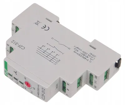 Zdjęcie produktu dla Przekaźnik zaniku i asymetrii faz 5A 1Z1R bez opóźnienia 0,2sek 40-55V CZF-312
