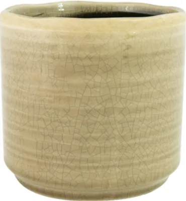 Produktbild von Ter Steege Blumentopf Grau-Beige D 18 cm H 15 cm Éffnung 16 cm