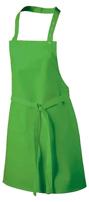 Image de Exner - Tablier uni pour enfants LT4956 (taille unique) (vert citron)