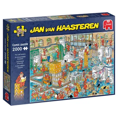 Produktbild von Jan van Haasteren Puzzle, 2000 Teile: Die handwerkliche Brauerei