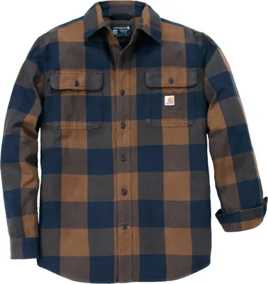 Produktbild von Carhartt 107013 Hubbard Loose LS Plaid Shirt Red Duck 2XL