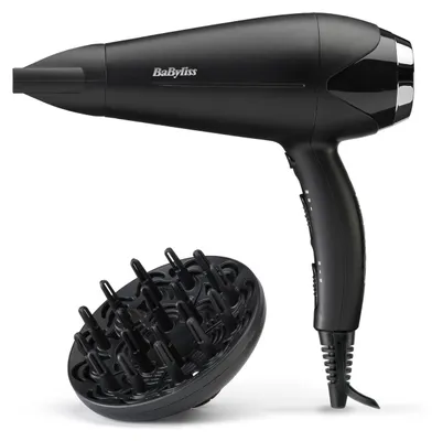 Obrázok produktu pre Fén 2200 W, výkonný fén s veľkým difúzorom, ionizácia proti krepateniu, 3 teplotné nastavenia, funkcia Turbo Smooth
