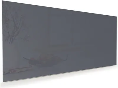 Produktbild von Glasbild 110x55cm in XXL für Wohnzimmer, Schlafzimmer Motiv Dunkelgrauer Hintergrund