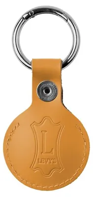 Produktbild von Levys Leathers A66AIR-TAN AirTag Keychain Tan Top Grain Leather