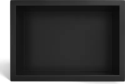 Produktbild von Balneo Wandnische WALL-BOX ONE Edelstahl Duschnische 30x20x10 cm schwarz