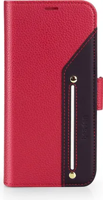 Produktbild von Book Cover für M7 + M7 Lite rot Handyhülle